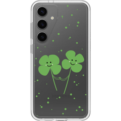 Galaxy S24+ Symmetry Series Clear Clovers Case