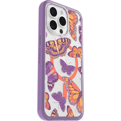 iPhone 15 Pro Max Symmetry Series Clear Case for MagSafe Fluttering Flora