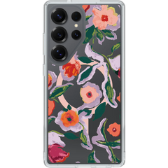 Galaxy S25 Ultra Symmetry Series Clear with Magnets Confetti of Blossoms Case