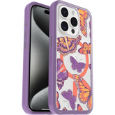 iPhone 15 Pro Symmetry Series Clear Case for MagSafe Fluttering Flora