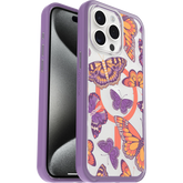 iPhone 15 Pro Max Symmetry Series Clear Case for MagSafe Fluttering Flora