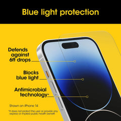 iPhone 15 Pro Premium Pro Glass Blue Light Screen Protector