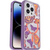 iPhone 14 Pro Symmetry Series Clear Case for MagSafe Fluttering Flora