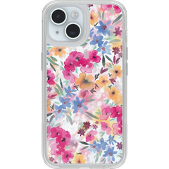 iPhone 17e, iPhone 16e, iPhone 15 and iPhone 14 Symmetry Series Clear for MagSafe Confetti of Blossoms Case