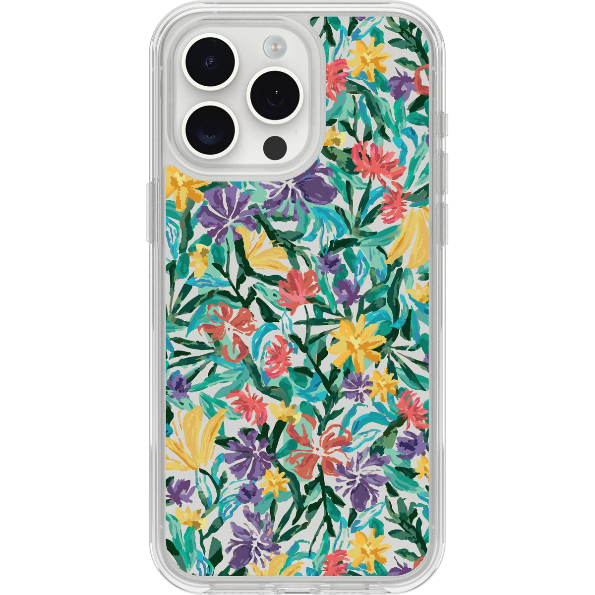 iPhone 15 Pro Max Symmetry Series Clear for MagSafe Confetti of Blossoms Case