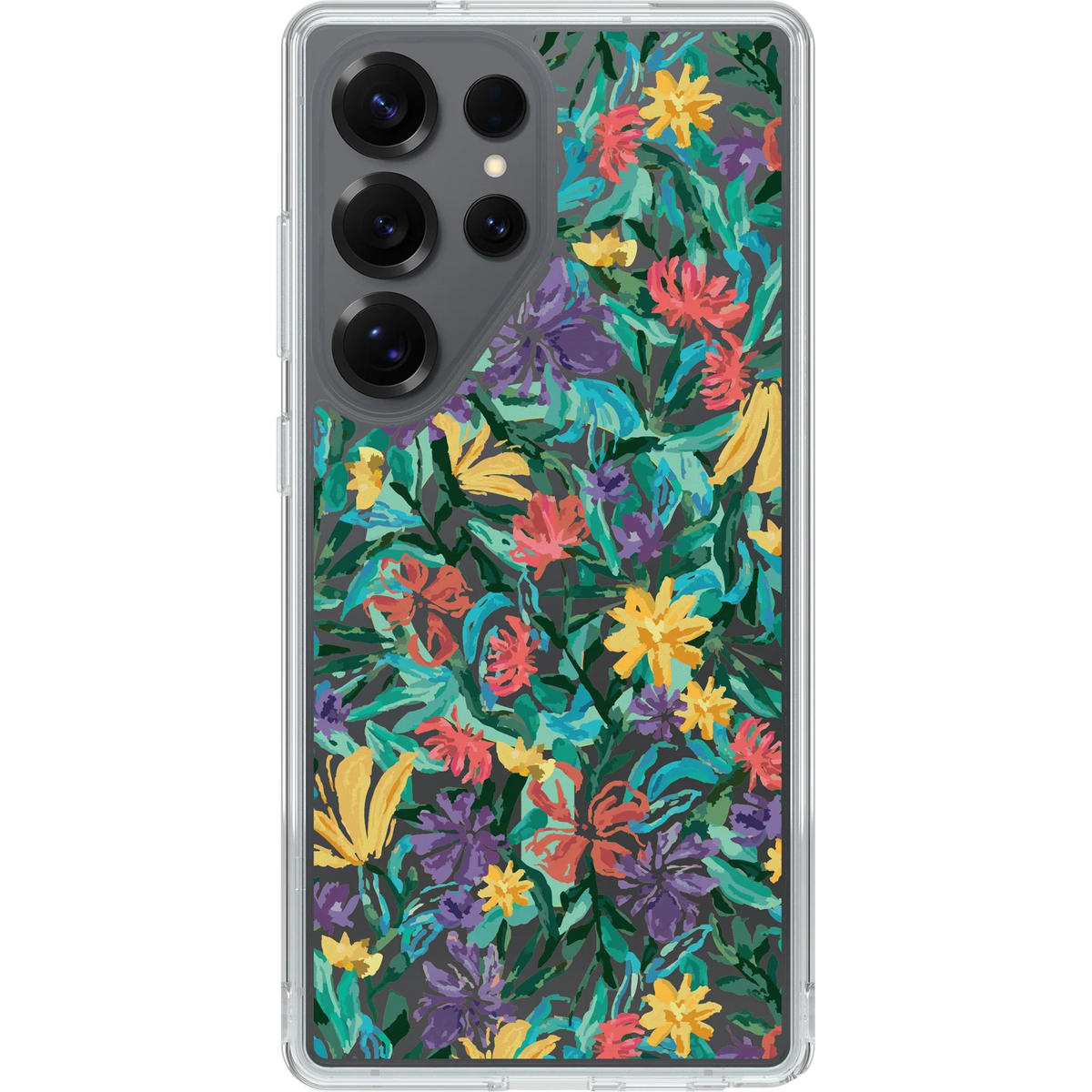 Galaxy S25 Ultra Symmetry Series Clear with Magnets Confetti of Blossoms Case