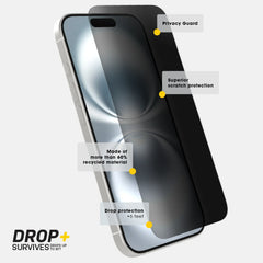 iPhone 16 Pro Premium Pro Glass Privacy Guard Screen Protector