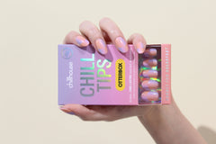OtterBox x Chillhouse Peach and Purple Ombre Nail Set Sorbet for Breakfast
