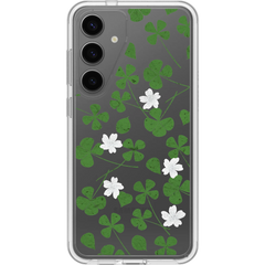 Galaxy S24+ Symmetry Series Clear Clovers Case