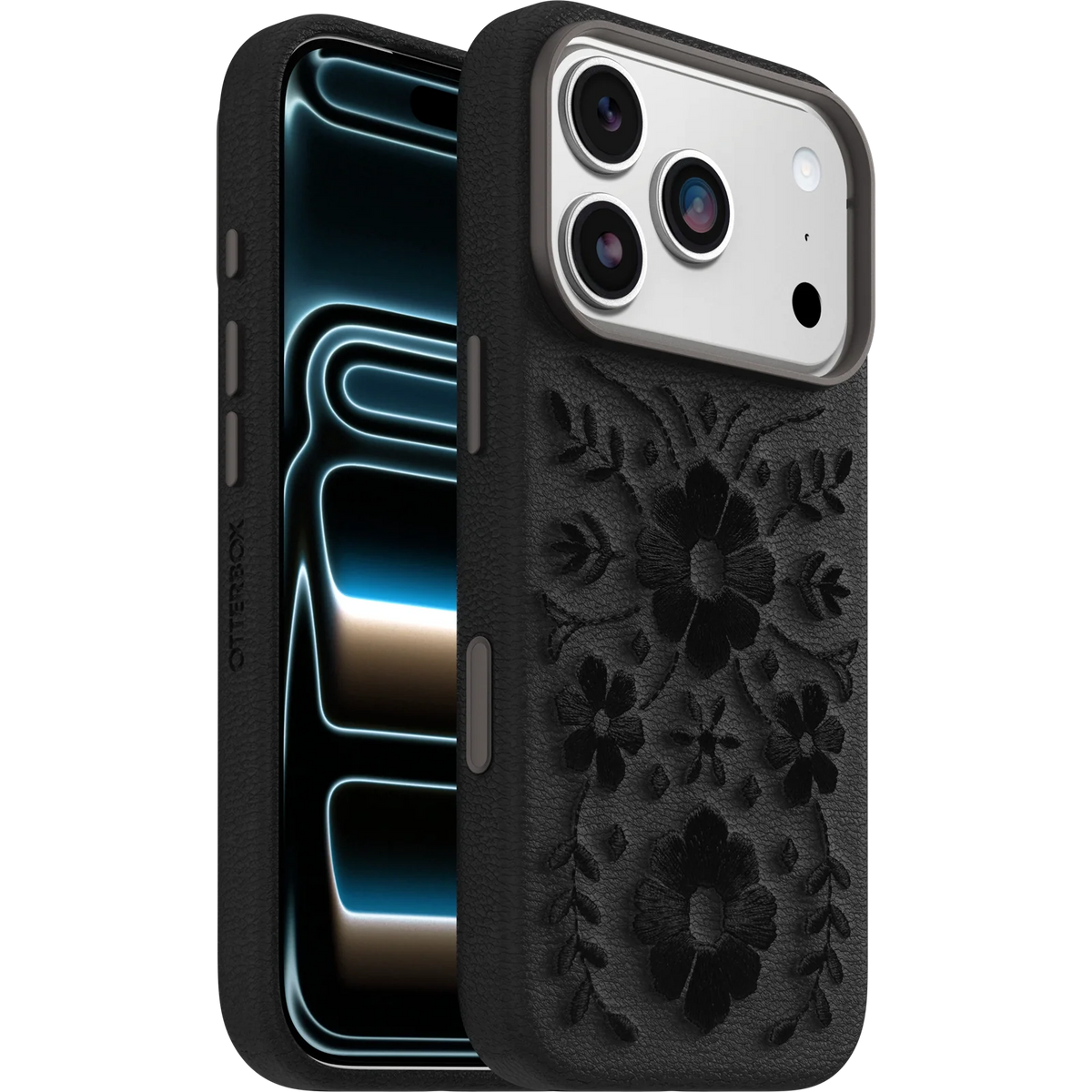 iPhone 17 Pro Symmetry Series Cactus Leather Embroidery Case