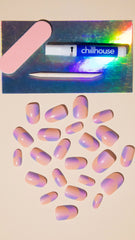 OtterBox x Chillhouse Peach and Purple Ombre Nail Set Sorbet for Breakfast