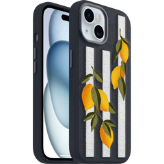 iPhone 15 Symmetry Series Cactus Leather Embroidery Case